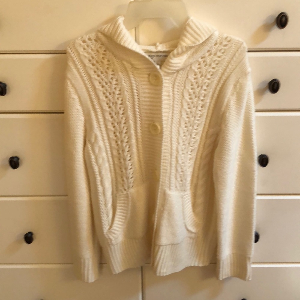 Jones New York Hooded Cardigan Sweater